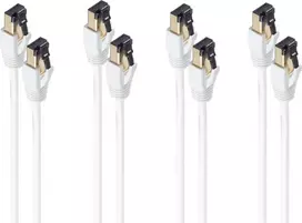 Tinklo kabelis ShiverPeaks BS08-41036-4 Cat8.1 2m F/FTP baltas