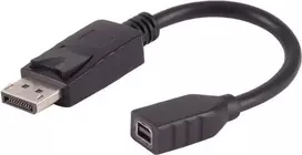 DisplayPort adapteris ShiverPeaks BS10-01031, 4K palaikymas, 0,2 m kabelis
