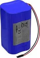 Ansmann 4S1P baterijų blokas 4x 18650 kabeliu Li-Ion 14,4V 2600mAh (2447-3036-60)
