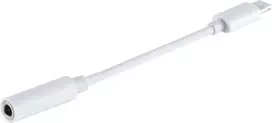 shiverpeaks BASIC-S BS14-05014 adapteris, 8 kontaktų kištukas į 3,5 mm garso lizdą, baltas