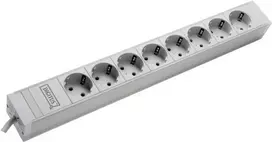 Maitinimo paskirstymo įrenginys DIGITUS DN-19 PDU-8 230V, 8 lizdų, montuojamas į stelažą
