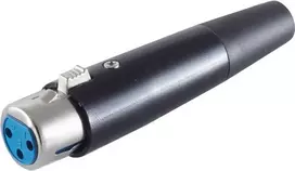 XLR jungtis ShiverPeaks BS55025 juodas korpusas – 3 kontaktų garso mikrofonų/linijų jungtis