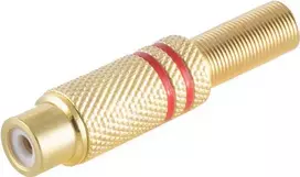 RCA kištukinė jungtis ShiverPeaks BS52021-R