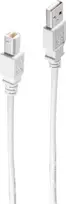 USB laidas ShiverPeaks BS77023 3 m — USB A į USB B duomenų/spausdintuvo laidas