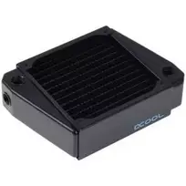Alphacool NexXxos XT45 Radiatoriaus blokas – varis, plienas, juodas, 1/4 colio, 1,5 bar, 12 cm (14232)