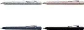 Tušinukas Faber‑Castell 144162 – ištraukiamas su spaustuku, mėlynas rašalas, rožinis korpusas, Extra Bold antgalis, 1 vnt.