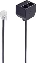 Telefono laidas ShiverPeaks BS71231 0,1 m juodas