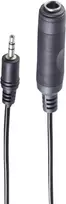 Garso adapterio laidas ShiverPeaks BS30701 0,2 m 3,5 mm lizdas – 6,35 mm kištukas juodas