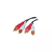 Kabelis HiFi Audio RCA 2 krypčių (St)/(St) 2,5 m *shiverpeaks basic* (BS40504)