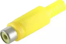 Jungtis RCA moteriška geltona ShiverPeaks BS51500-Y