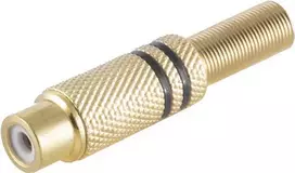 RCA jungtis ShiverPeaks BS52021-S Gold Moteriška