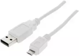 USB laidas ShiverPeaks BS77180-W 0,5 m USB 2.0 Micro-USB B baltas