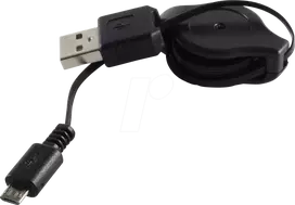 USB laidas ShiverPeaks BS14-18001 1 m USB A – Micro-USB B juodas