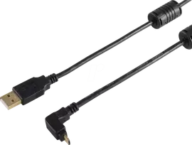 shiverpeaks BS13-10002 USB laidas 1 m USB 2.0 USB A Micro-USB B juodas