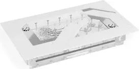 Alphacool Apex Distroplate Dark Base Pro 901 White VPP/D (14659)