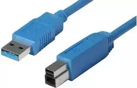shiverpeaks BASIC-S USB 3.0 laidas, A kištukas - B kištukas 0,5 m, mėlynas, dvigubai ekranuotas (BS77030)