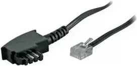 Telefono laidas ShiverPeaks BS70000-15 15 m Juodas