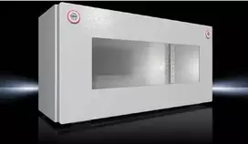 Elektros skydas Rittal 1610.000 – polikarbonato dangtis, plieninis pagrindas, IP65, 400×155×200 mm