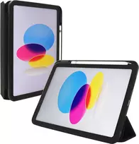 Folio dėklas jt berlin, skirtas Apple iPad 10.9 (2022) — juodas permatomas