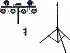 LED šviesų rinkinys EUROLITE KLS Laser Bar Next FX su M-4 garsiakalbių stovais