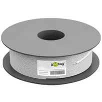 Wentronic Goobay CAT 6 tinklo kabelis, U/UTP, pilkas, 100 m - CCA, AWG 24/7 (vytas), PVC (93884)