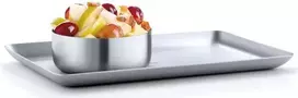 Blomus BASIC stačiakampis padėklas - nerūdijantis plienas - Flöz Industrie dizainas - 150 mm x 250 mm (63612)
