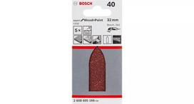 Šlifavimo lakštai Bosch C430 Expert medienai ir dažams 5 vnt.