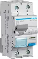 Hager RCBO jungiklis 1P+N 10kA C-13A 30mA ADA563D