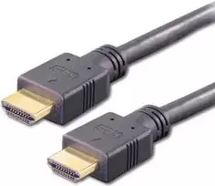 HDMI kabelis e+p HDMV 401/7 LOSE 7,5 m A tipo kištukas – kištukas, auksuoti kontaktai