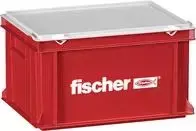 Transportinė dėžė FISCHER 091425 — 400 x 300 x 237 mm, plastikinis sandėliavimo/transportavimo konteineris