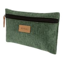 Minkštas penalas Herlitz GREENline Poliesteris Žalia Pilka 210x15x123 mm