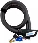 FISCHER 85903 plieninis kabelio spyna – 850 mm juoda apsauginė kabelio spyna