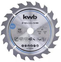 Pjūklo diskas medienai KWB 583357 150 mm kietmedžiui, fanerai, minkštmedžiui