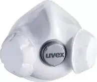 Dulkių kaukė UVEX silv-Air exxcel 7333 FFP3 su vožtuvu, 3 vnt.