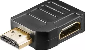 Goobay HDMI™ kampinis adapteris 270° horizontaliai, 8K @ 60 Hz, auksuotas (65750)