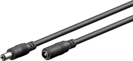 Goobay DC prailginimo laidas 1,5 m juodas (76672)