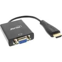 InLine keitiklis HDMI į VGA su garso įvestimi