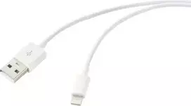Renkforce USB kabelis USB 2.0 USB-A kištukas, Apple Lightning kištukas 1,00 m Baltas RF-6857548