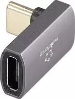 Renkforce USB4 USB-C Adapteris [1x Kištukas - 1x Lizdas] RF-3778586 8K UHD 90°