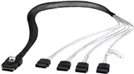 Fantec SRC-MINI SRC-mini SAS - 4x SATA laidas, 6Gbit/s, 0,7 m (2166)