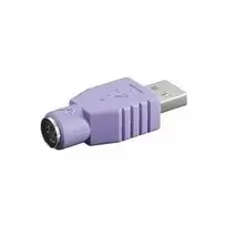 Microconnect USBA-M/PS2-F USB A PS2 violetinis kabelio adapteris