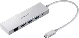 Samsung EE-P5400 USB-C daugiafunkcis adapteris, sidabrinis