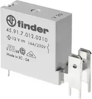 PCB Relė 12 V/DC 16 A 1 Normaliai Atviras Kontaktas 1 vnt. FINDER 45.91.7.012.0311