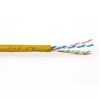 Laidas ACT CAT6A U/UTP PVC 305m Geltonas