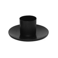 *Žvakidė Vienos galvos Kalvio Ketaus Žvakidė Žvakės Puodelis 1 Žvakė Dekoras Karštas Small juoda