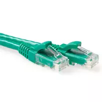 ACT Green 2 m CAT6 U/UTP lankstus jungiamasis laidas su RJ45 kištukais