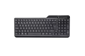 HP 460 belaidė Bluetooth klaviatūra keliems įrenginiams, pilno dydžio, AZERTY belgiškas išdėstymas, juoda