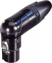 Neutrik XLR jungties lizdas, kampuotas, 7 kontaktų, juodas NC7FRX-B (1 vnt.)