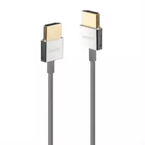 Lindy Ultra High Speed HDMI Slim laidas 1 m, HDMI A (standartinis) – HDMI A (standartinis), 48Gbit/s, baltas