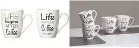 Porcelianinis kavos puodelis ritzenhoff & breker LIFE SPRÜCHE 310 ml, tinkamas plauti indaplovėje